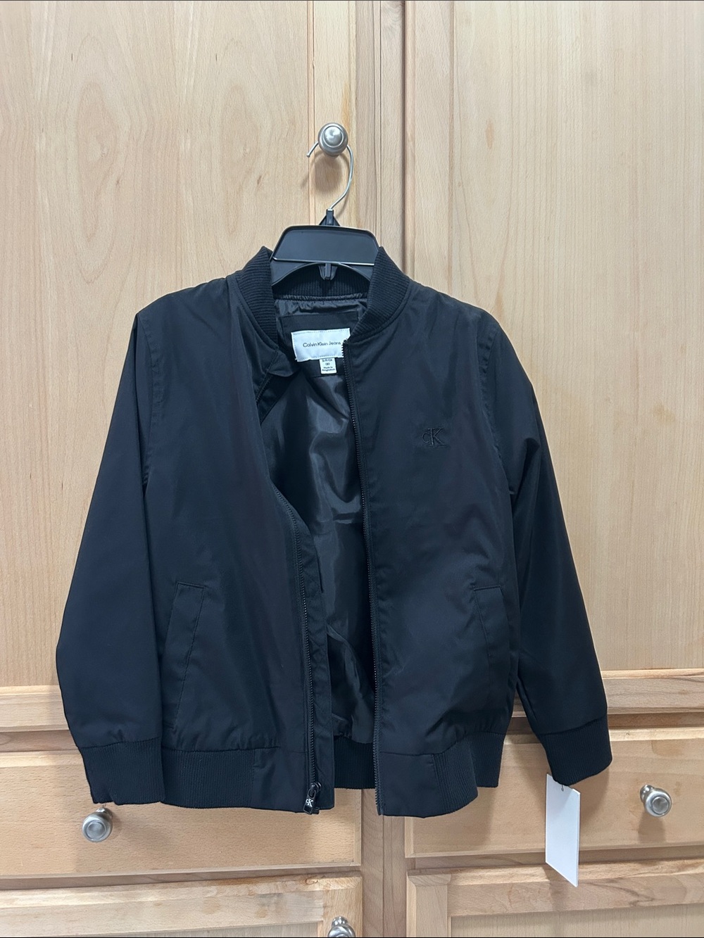 Calvin Klein Black Lightweight Bomber Jacket